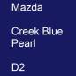 Preview: Mazda, Creek Blue Pearl, D2.